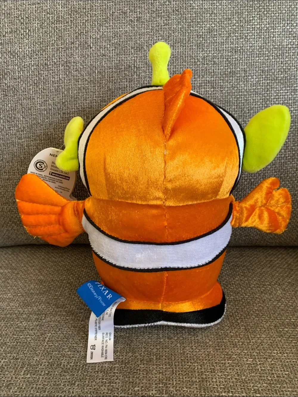 Disney Pixar Toy Story Three-Eyed Alien Remix Nemo Plush Toy with Tag
